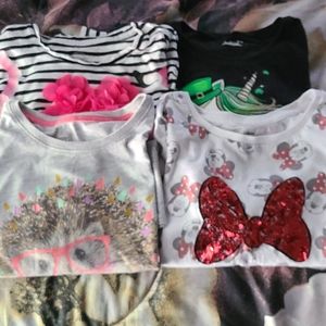 4 Young girl shirts